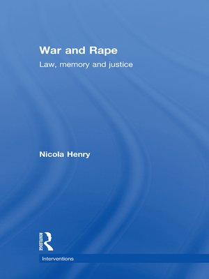 cover image of War and Rape